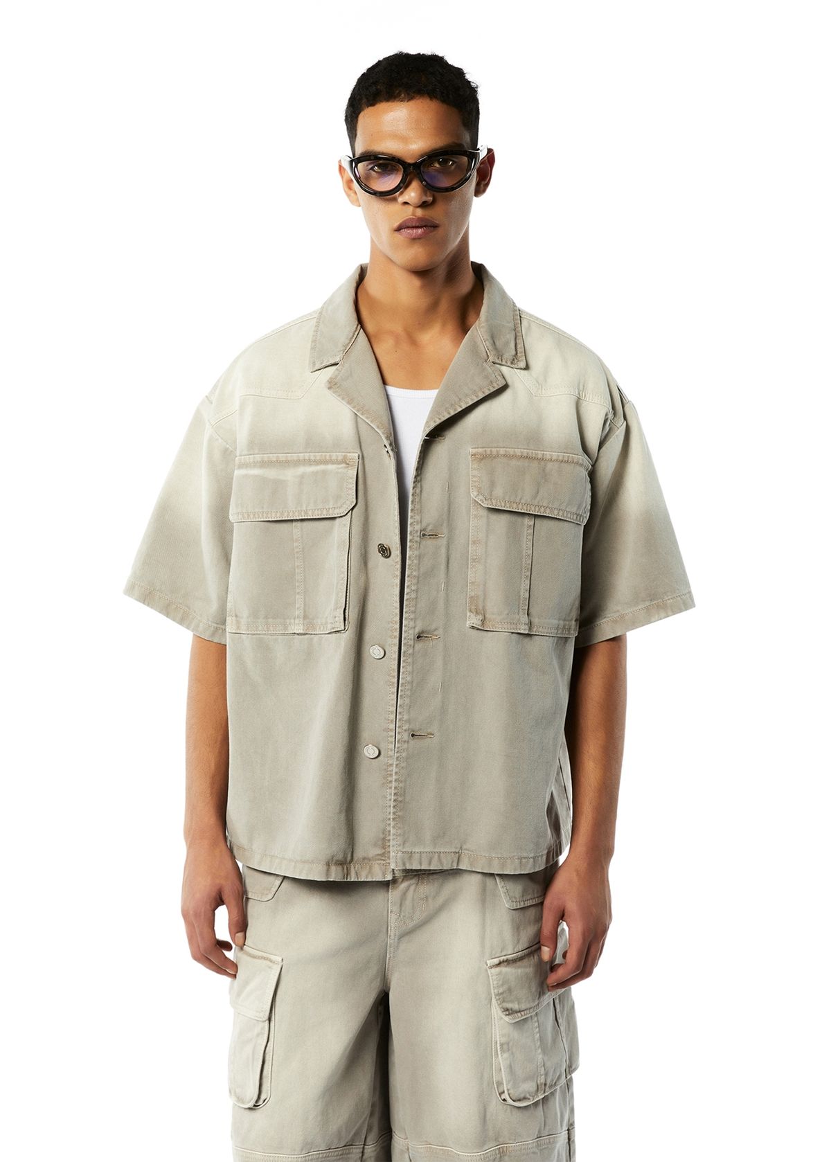엘씨디씨티엠(LCDC™) CARGO DENIM SHIRT JACKET