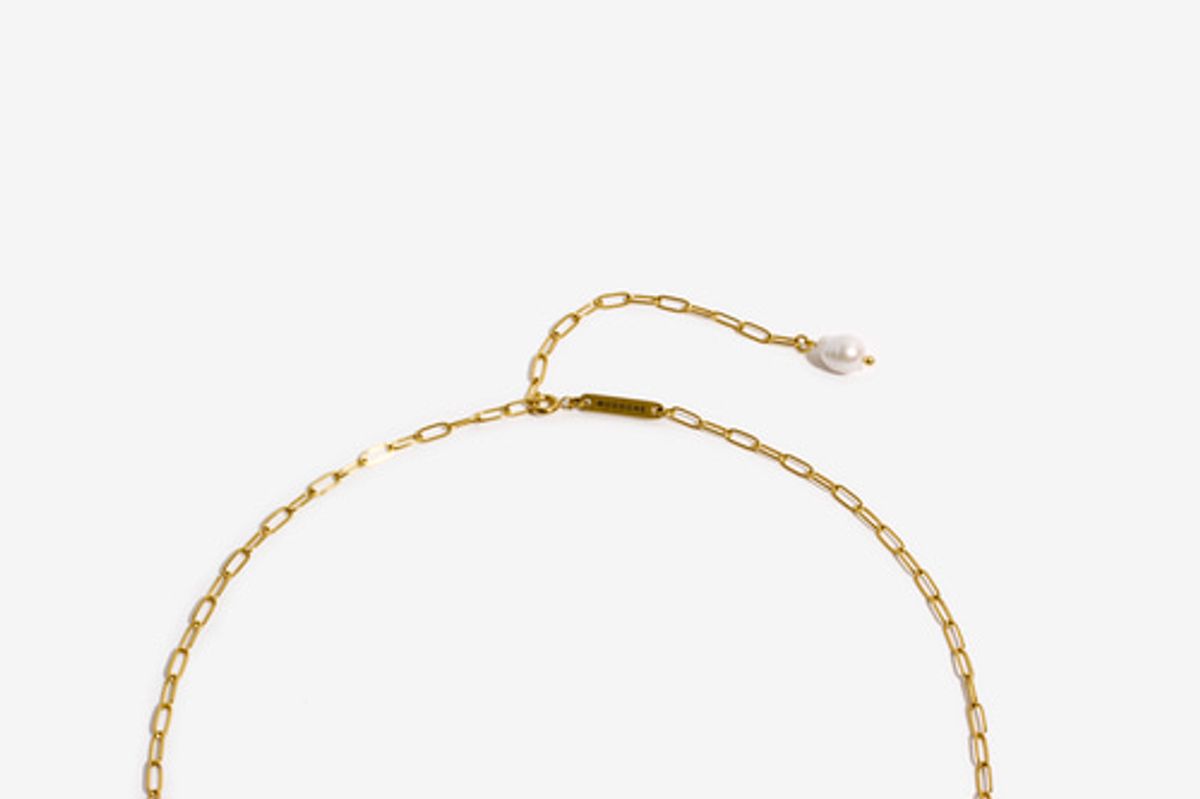 모드곤(MODGONE) 바로크진주 골드 롱 목걸이Baroque Pearl Goldtone LongNecklace