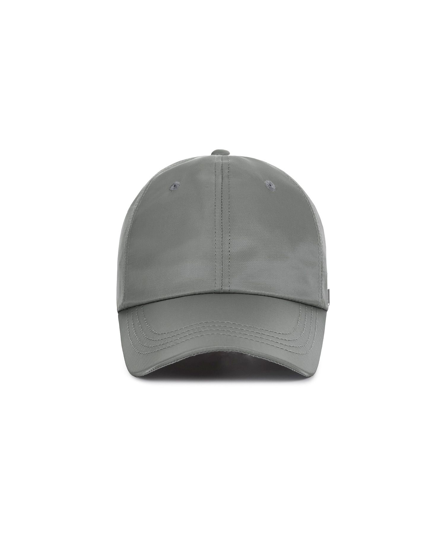MUSINSA公式 | VARZAR Stud Logo Overfit Poly Ball Cap Gray