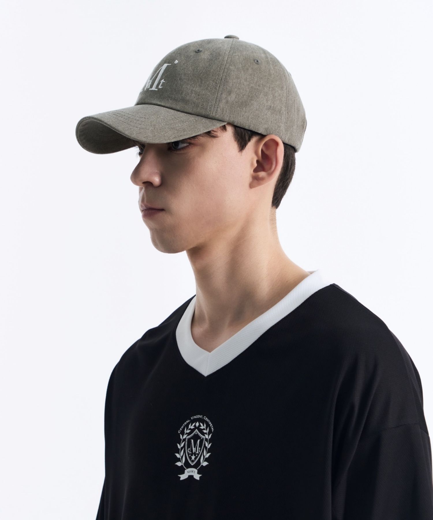 ☆MUCENT☆ Signature Ball Cap Dying Khaki MUSINSA | MUCENT Signature ball cap (dying khaki)