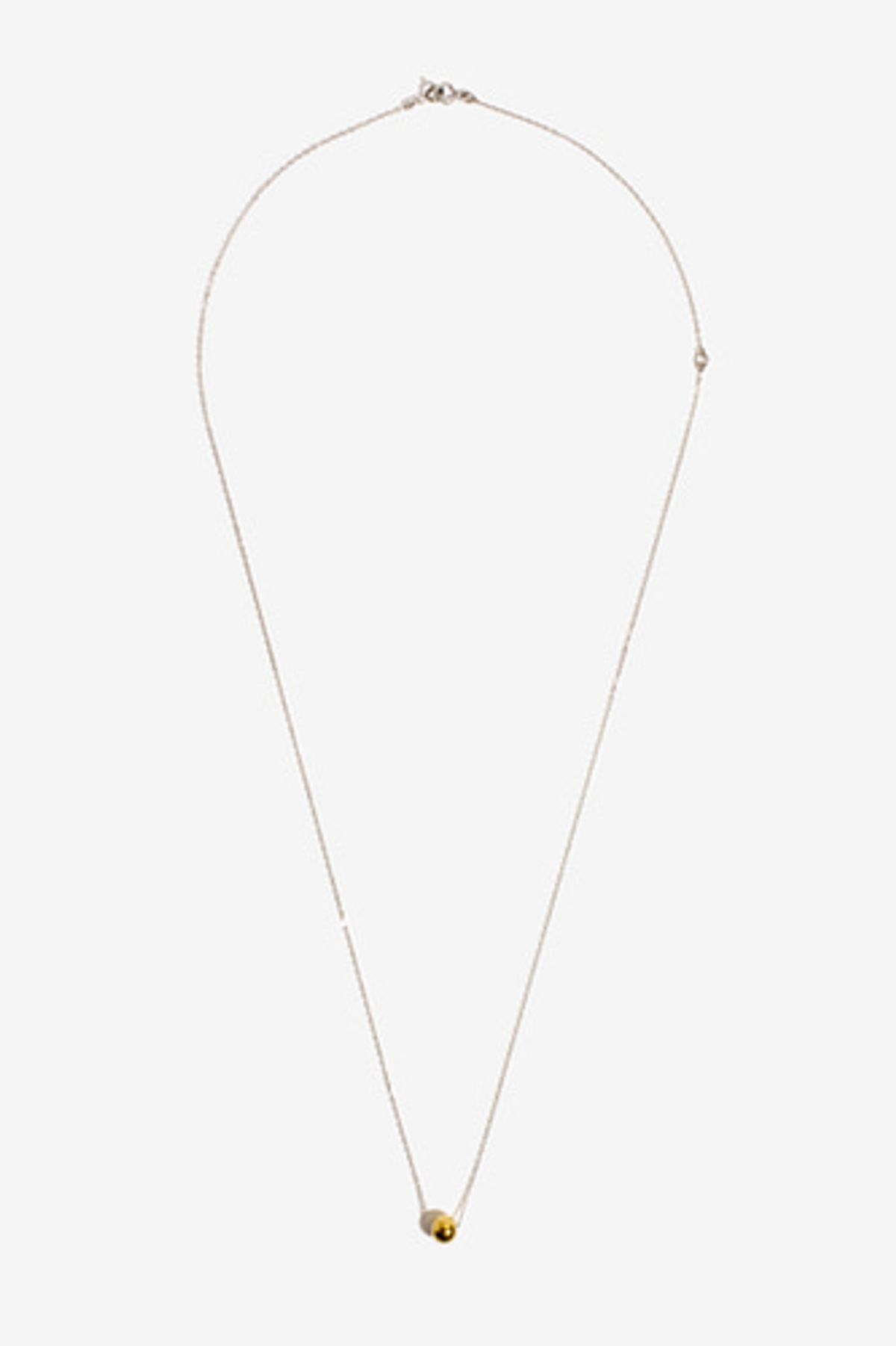 모드곤(MODGONE) 8mm 골드톤 볼 롱 목걸이8mm Goldtone Ball Long Necklace