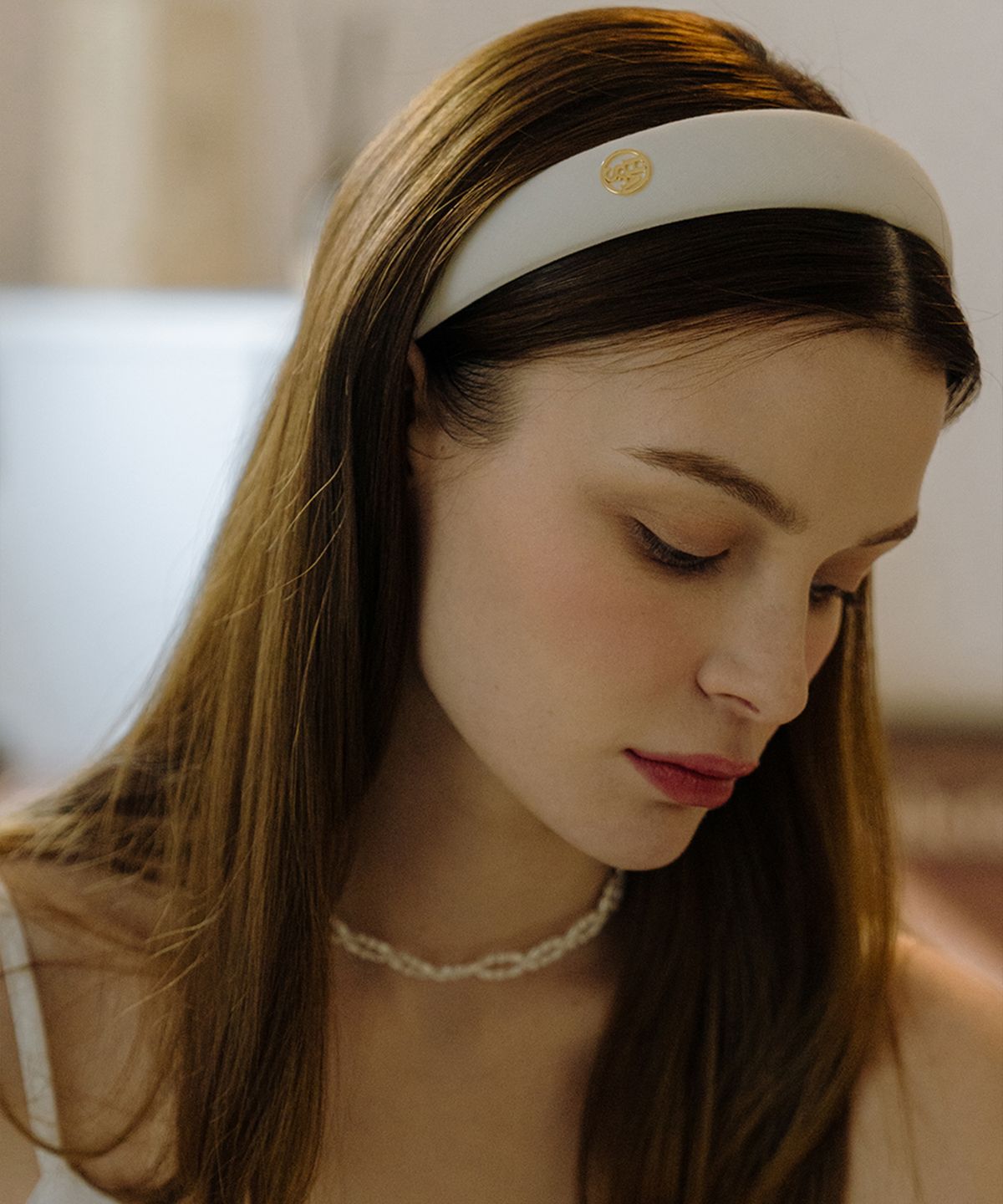 하스(HAS) HA059 Classic circle logo hairband