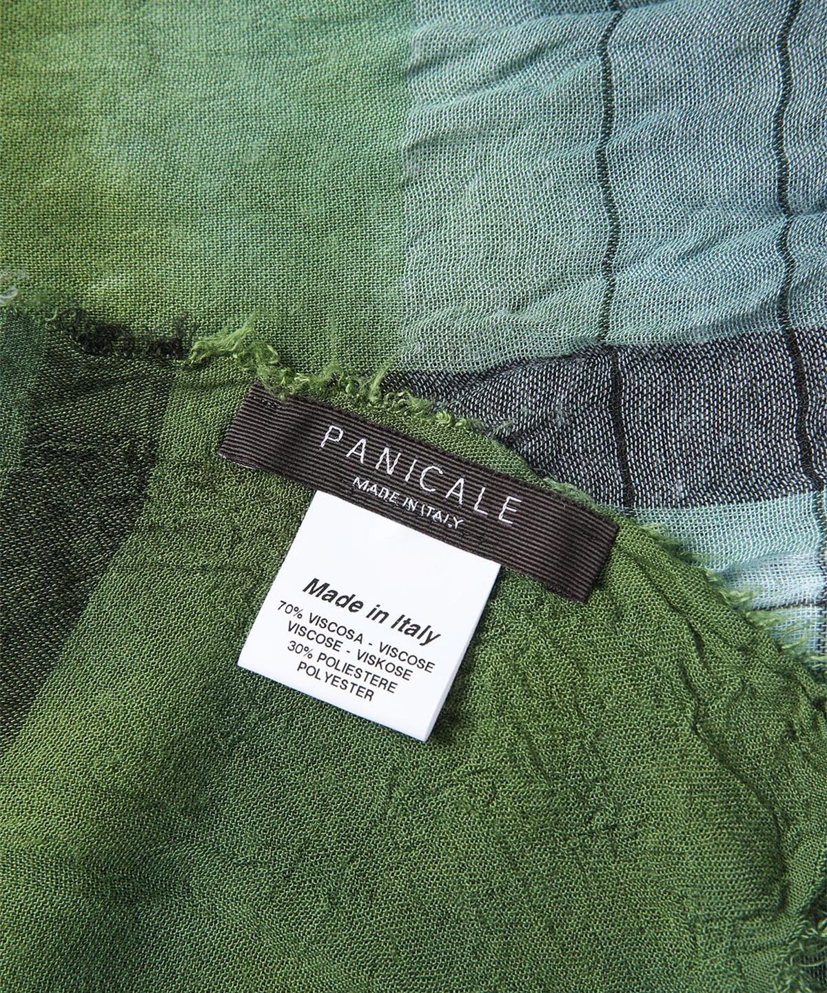 빠니깔레(PANICALE) 비스코스 블렌드 다이드 체크 머플러 [3COLOR]
