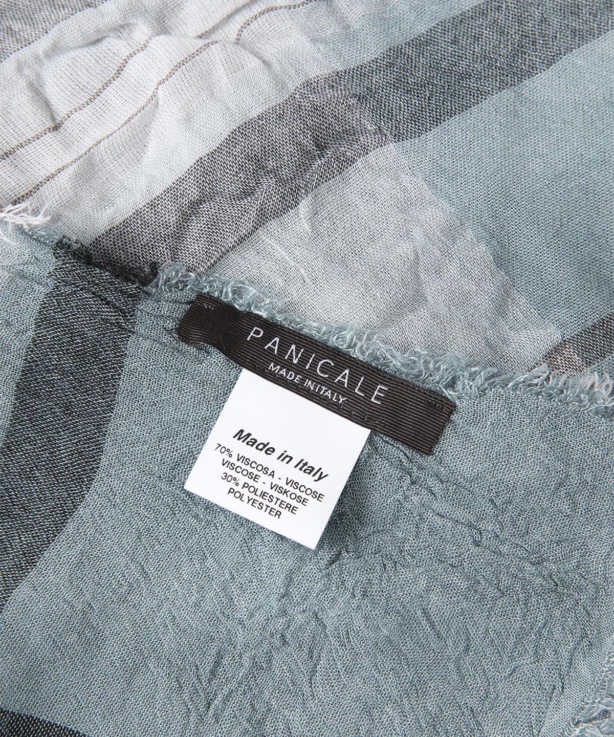 빠니깔레(PANICALE) 비스코스 블렌드 다이드 체크 머플러 [3COLOR]