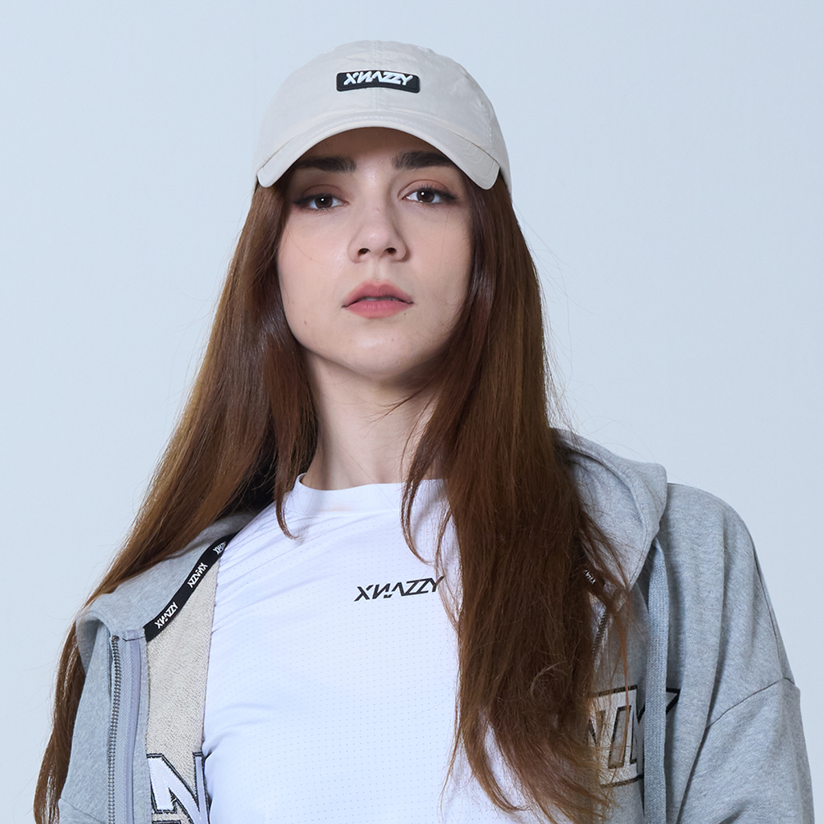 엑스네지(XNAZZY) CN바이오워싱 볼캡 XN23SSUBC01 [BEIGE]