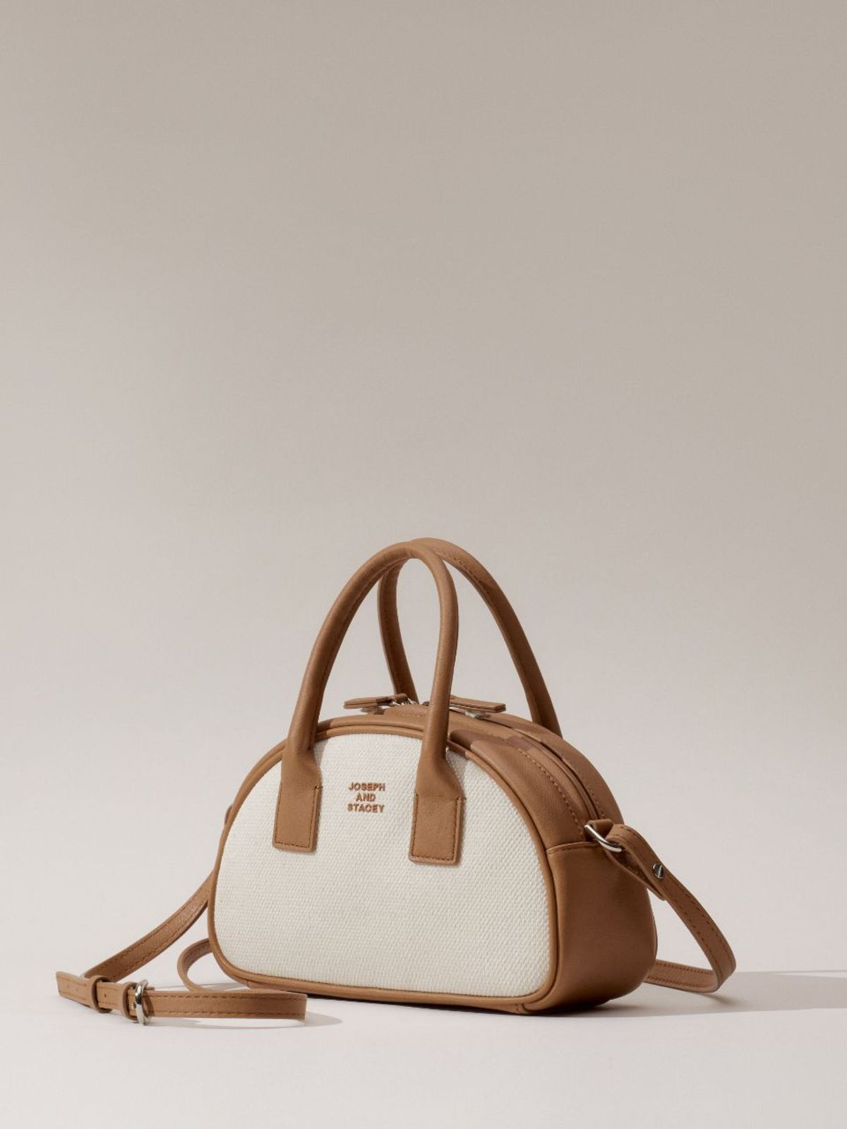 조셉앤스테이시(JOSEPH&STACEY) OZ Mini Half Moon Canvas Cross Bag (2color)
