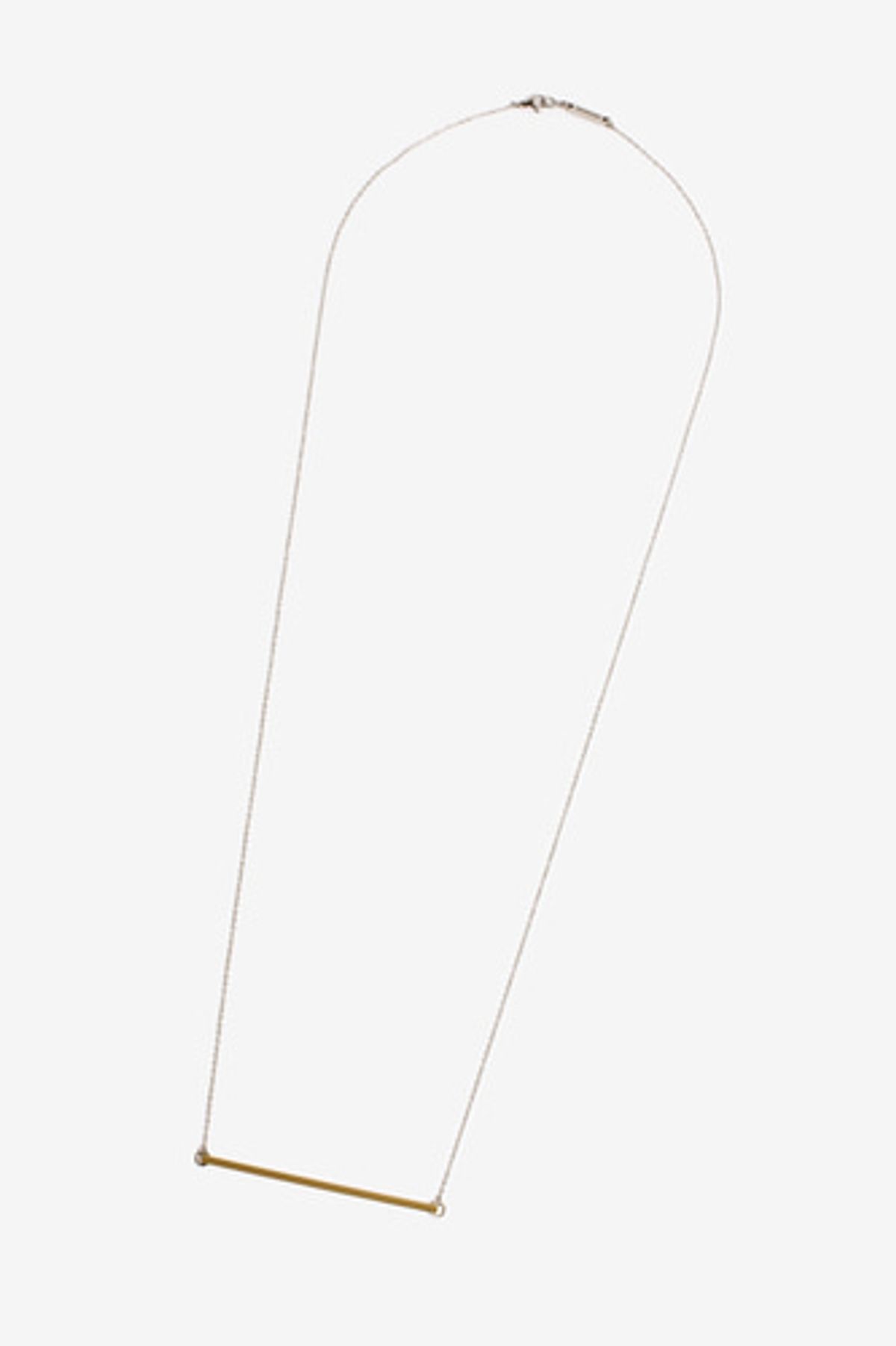 모드곤(MODGONE) 골드톤 롱바 스틱 목걸이 Goldtone Longbar Necklace