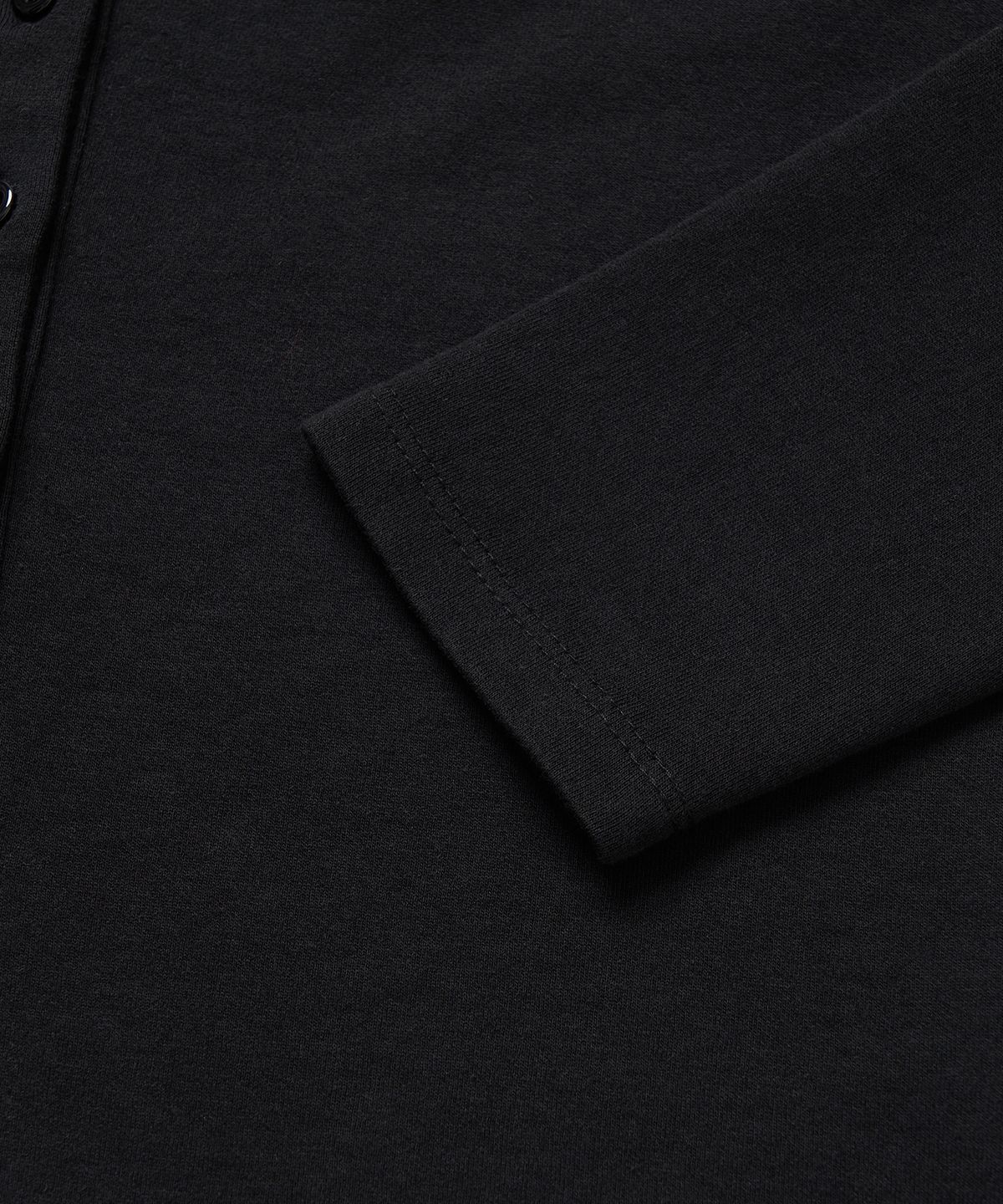 코튼벨(COTTON BELL) 라운드넥 가디건 - Black