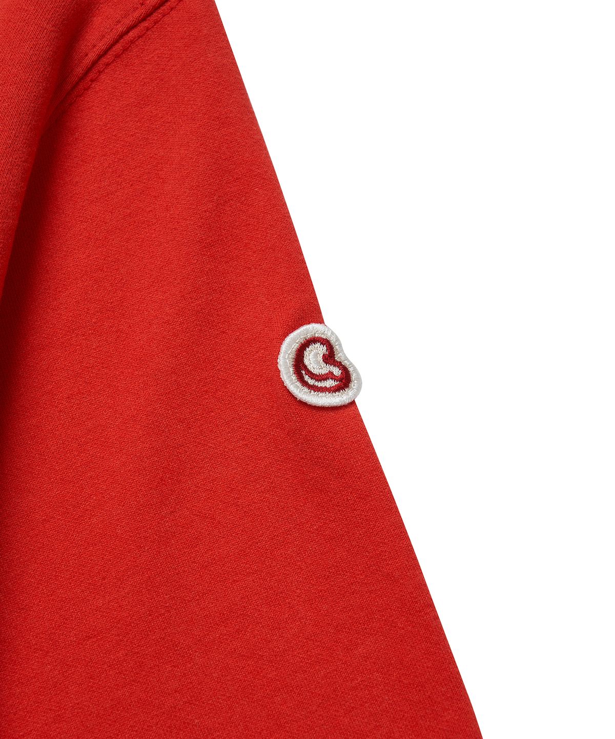 코튼벨(COTTON BELL) 라운드넥 가디건 - Red
