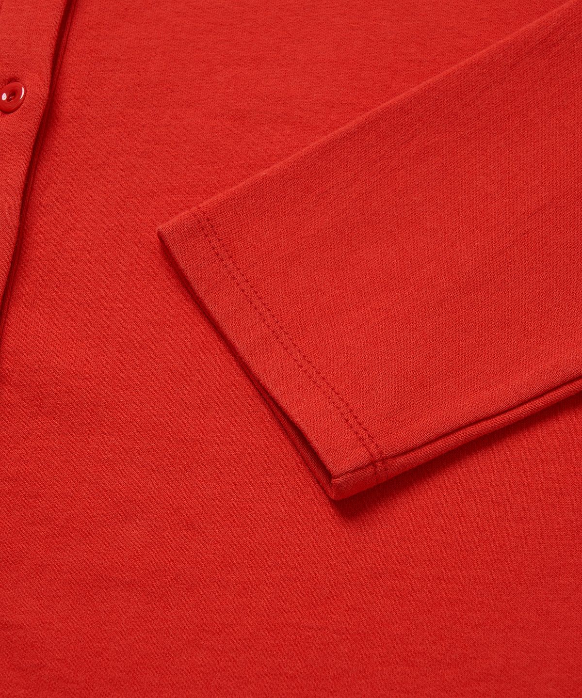 코튼벨(COTTON BELL) 라운드넥 가디건 - Red