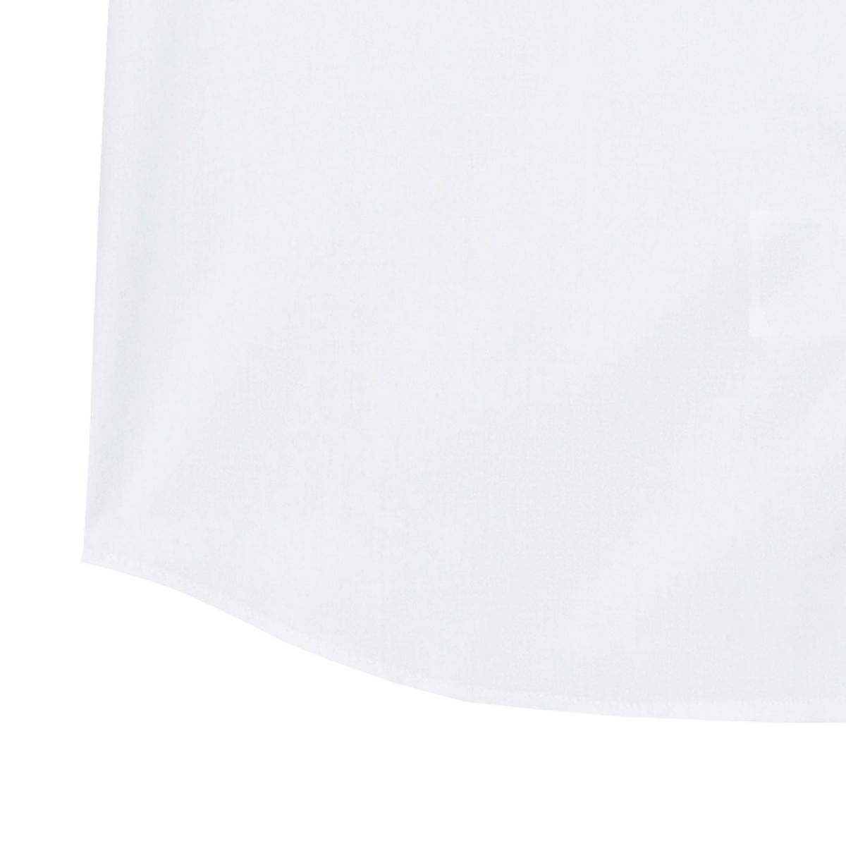 더셔츠스튜디오(THE SHIRTS STUDIO) 화이트 반팔 슬림핏 레이온혼방 차이나카라 솔리드 셔츠