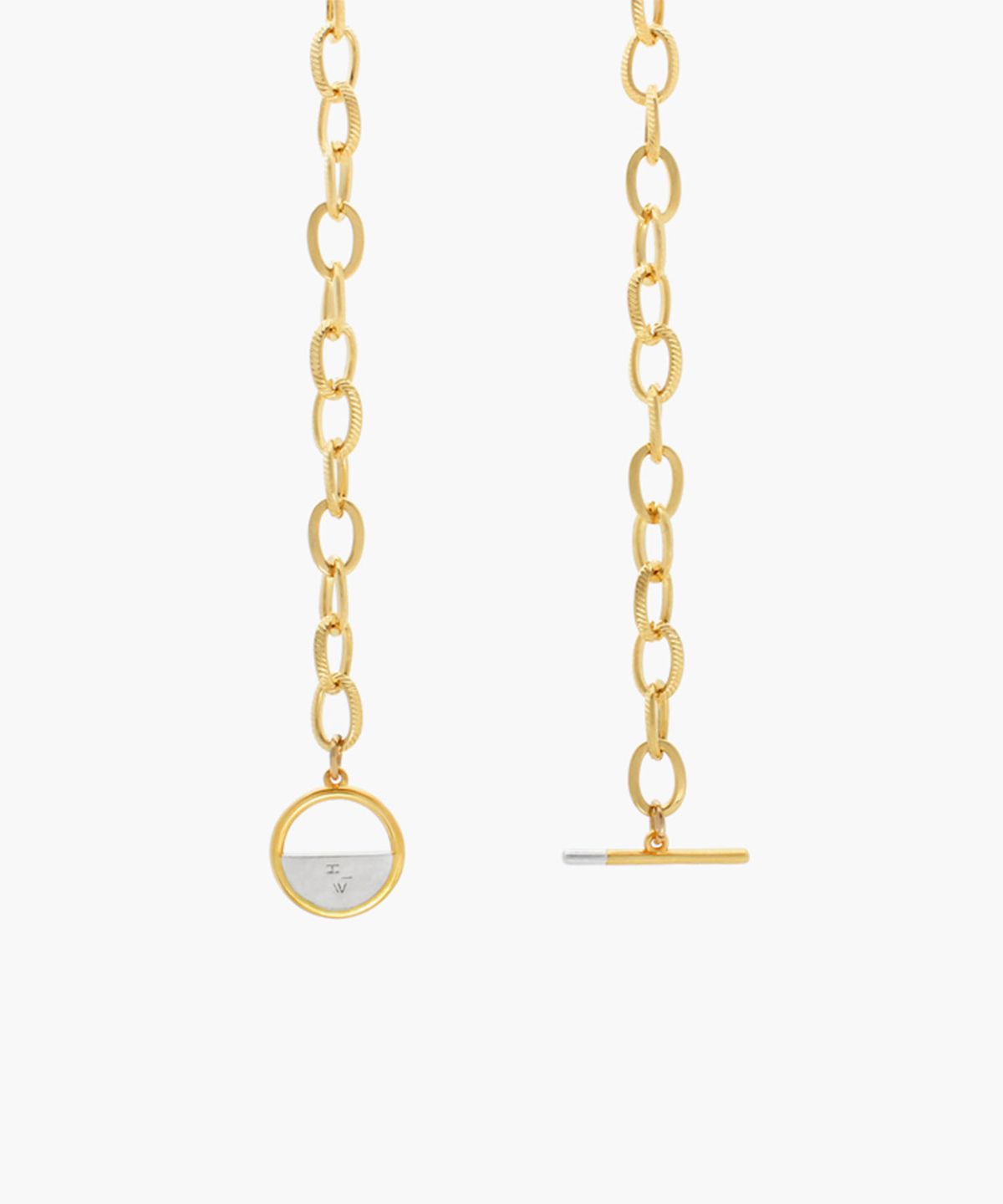 하와(HAWHA) Round Toggle Gold Necklace