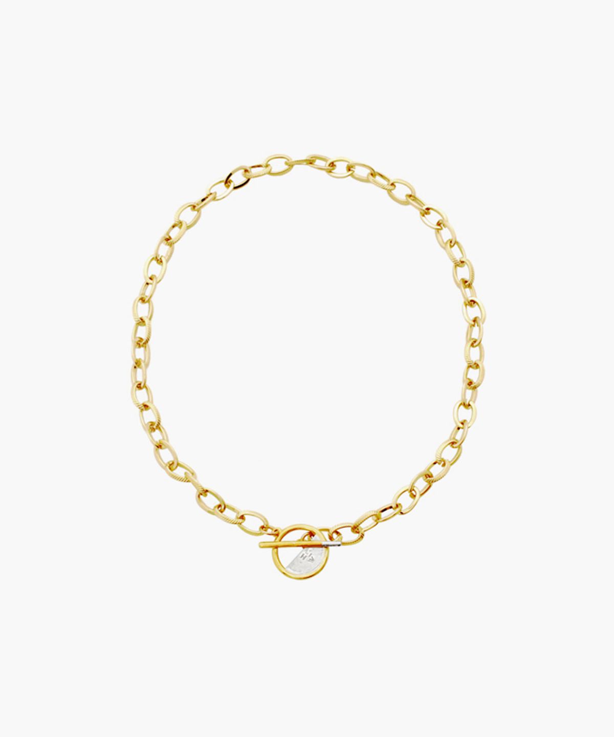 하와(HAWHA) Round Toggle Gold Necklace