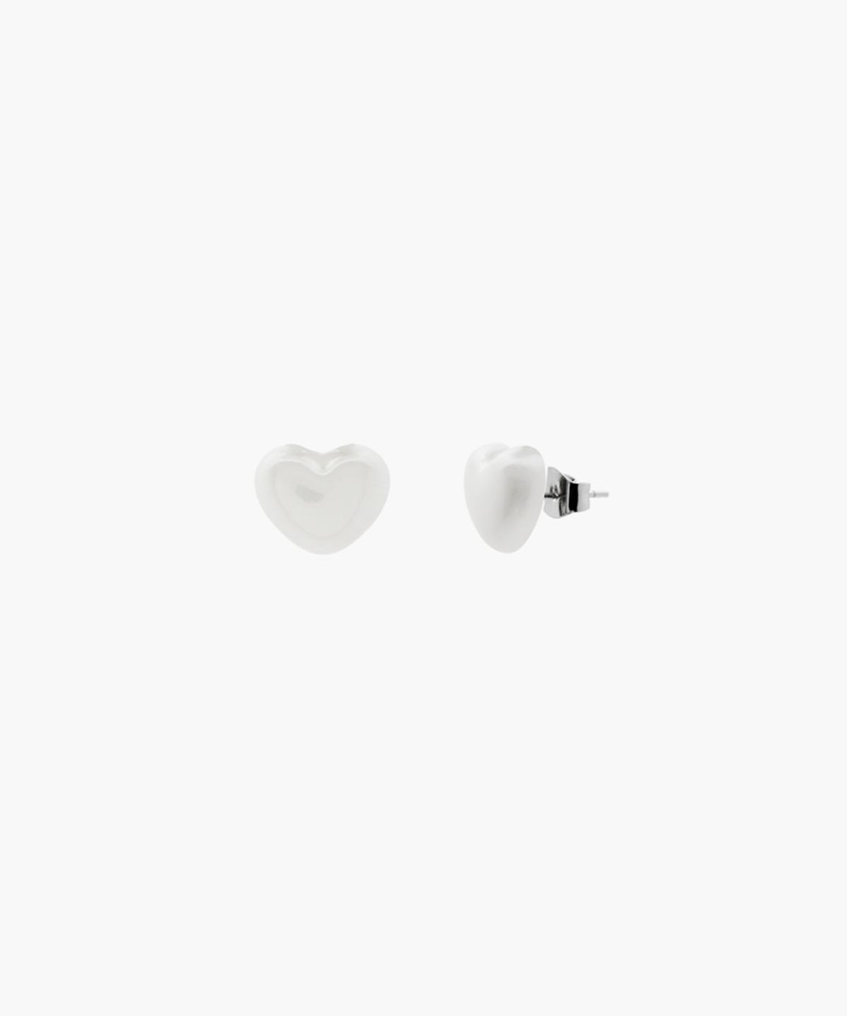 하와(HAWHA) Bold Heart Earring (Silver 925)