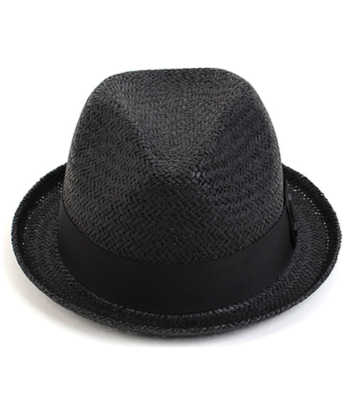 유니버셜 케미스트리(UNIVERSAL CHEMISTRY) Punk Short Black Summer Fedora 여름모자