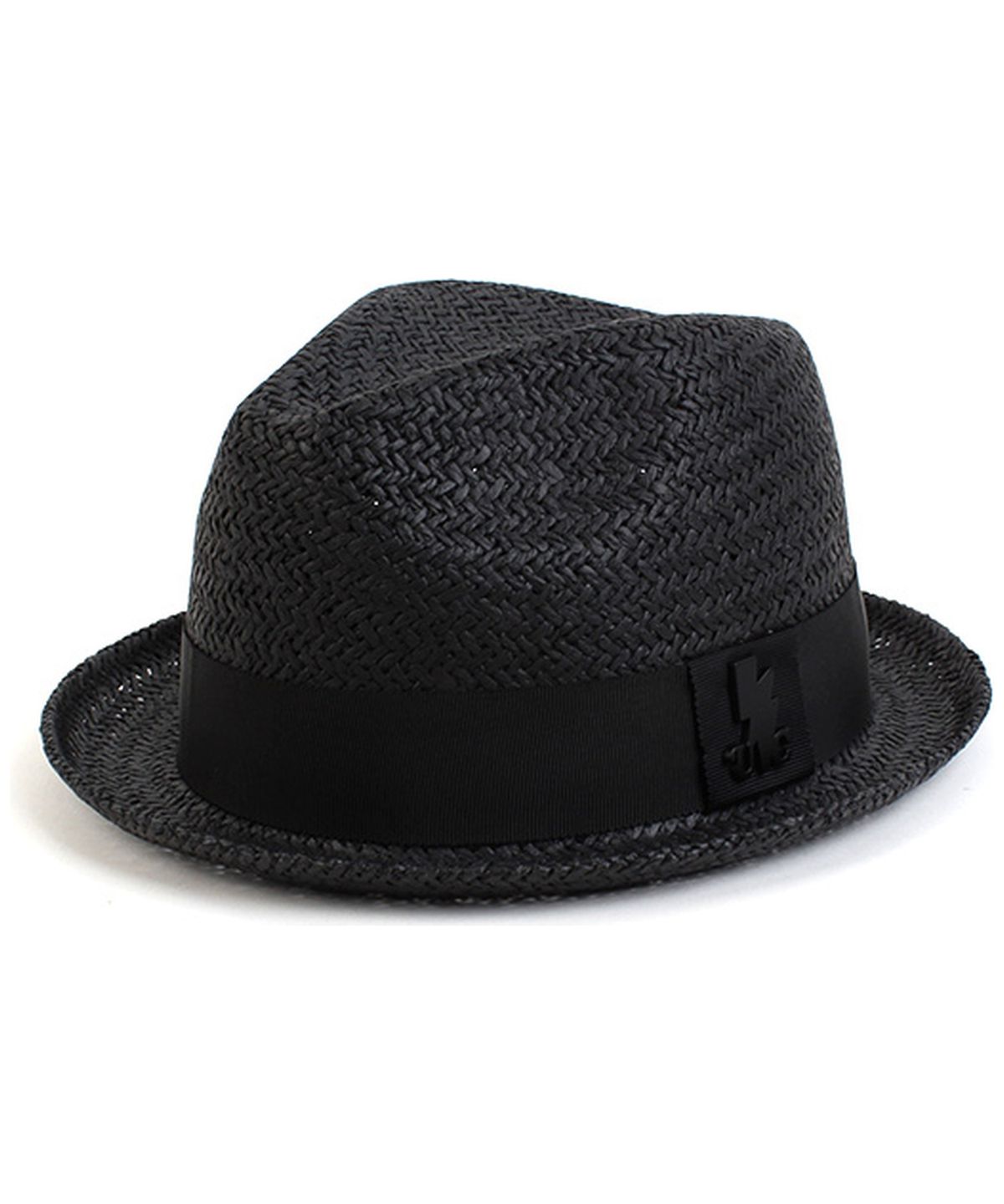 유니버셜 케미스트리(UNIVERSAL CHEMISTRY) Punk Short Black Summer Fedora 여름모자
