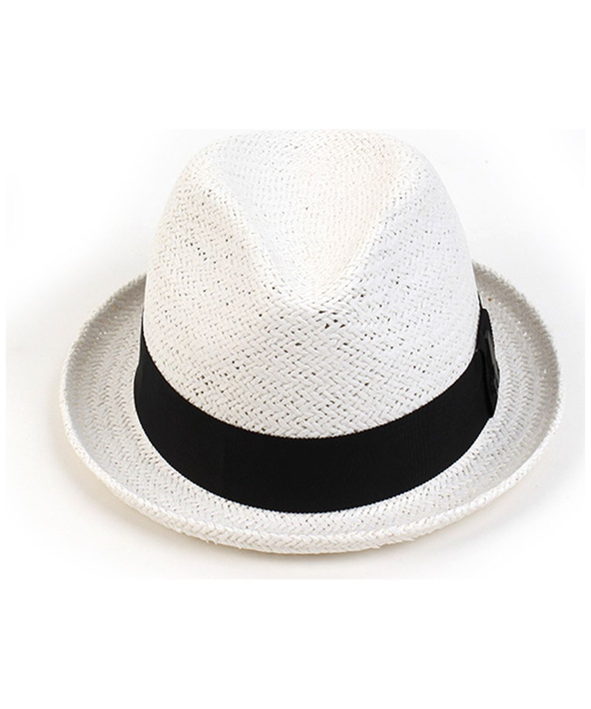 유니버셜 케미스트리(UNIVERSAL CHEMISTRY) Punk Short White Summer Fedora 여름모자