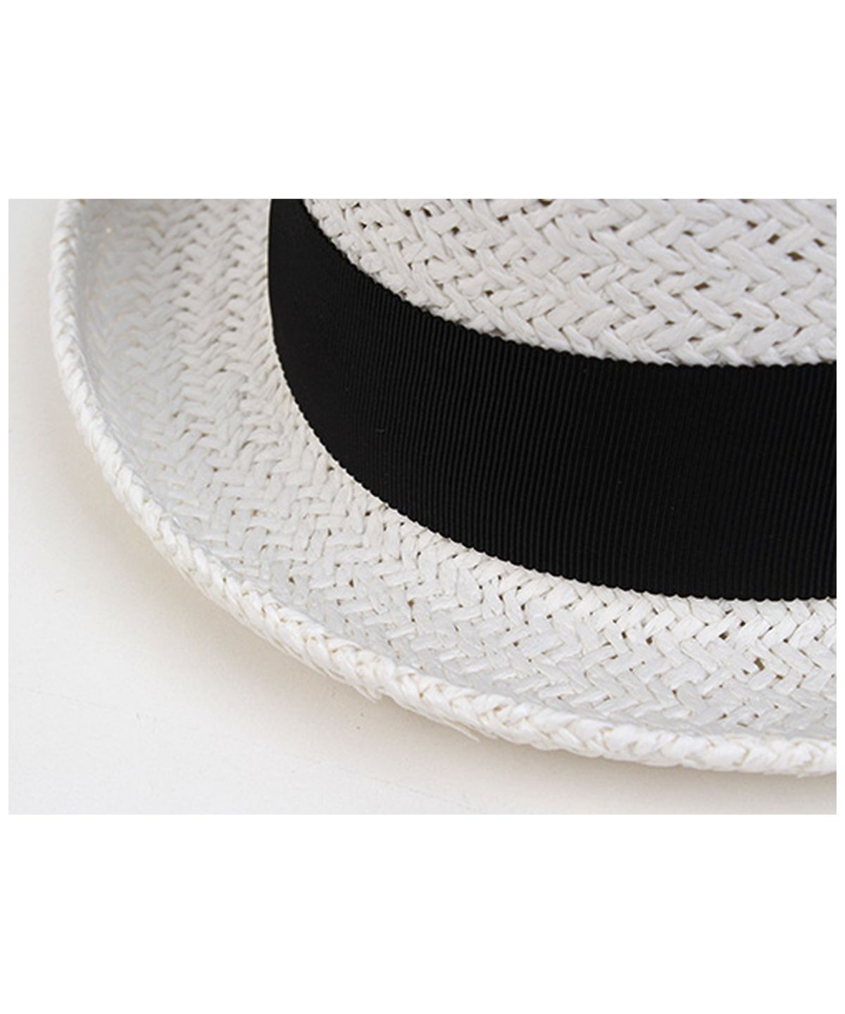유니버셜 케미스트리(UNIVERSAL CHEMISTRY) Punk Short White Summer Fedora 여름모자