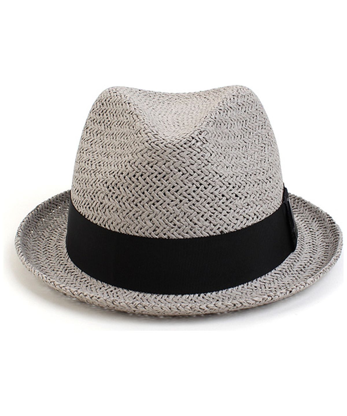 유니버셜 케미스트리(UNIVERSAL CHEMISTRY) Punk Short Gray Summer Fedora 여름모자