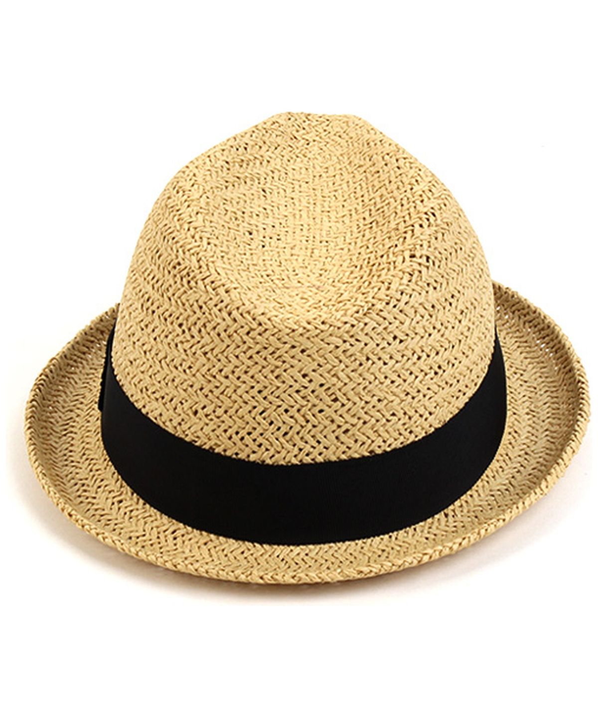 유니버셜 케미스트리(UNIVERSAL CHEMISTRY) Punk Short Beige Summer Fedora 여름모자