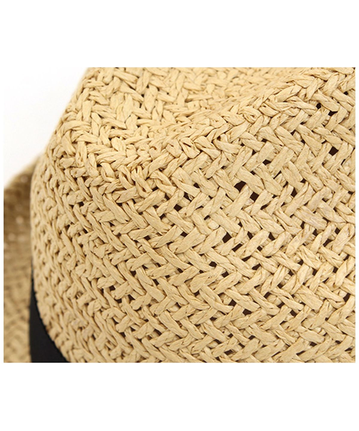 유니버셜 케미스트리(UNIVERSAL CHEMISTRY) Punk Short Beige Summer Fedora 여름모자