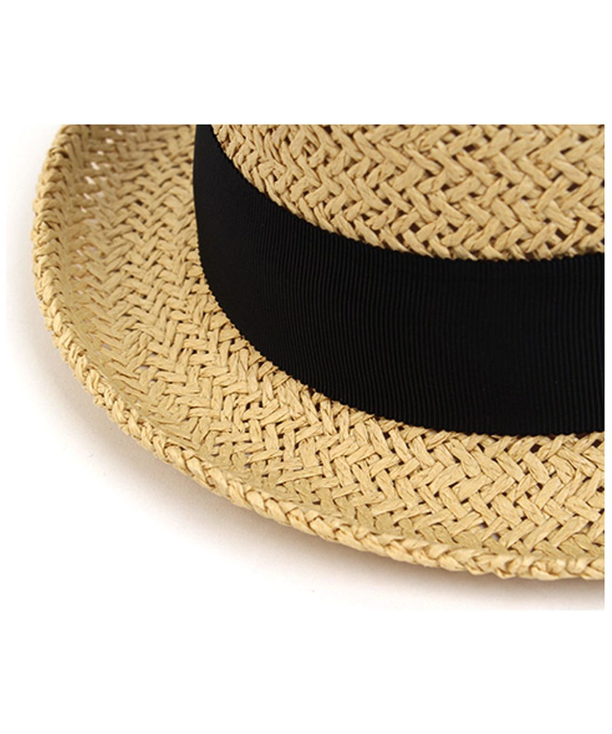 유니버셜 케미스트리(UNIVERSAL CHEMISTRY) Punk Short Beige Summer Fedora 여름모자