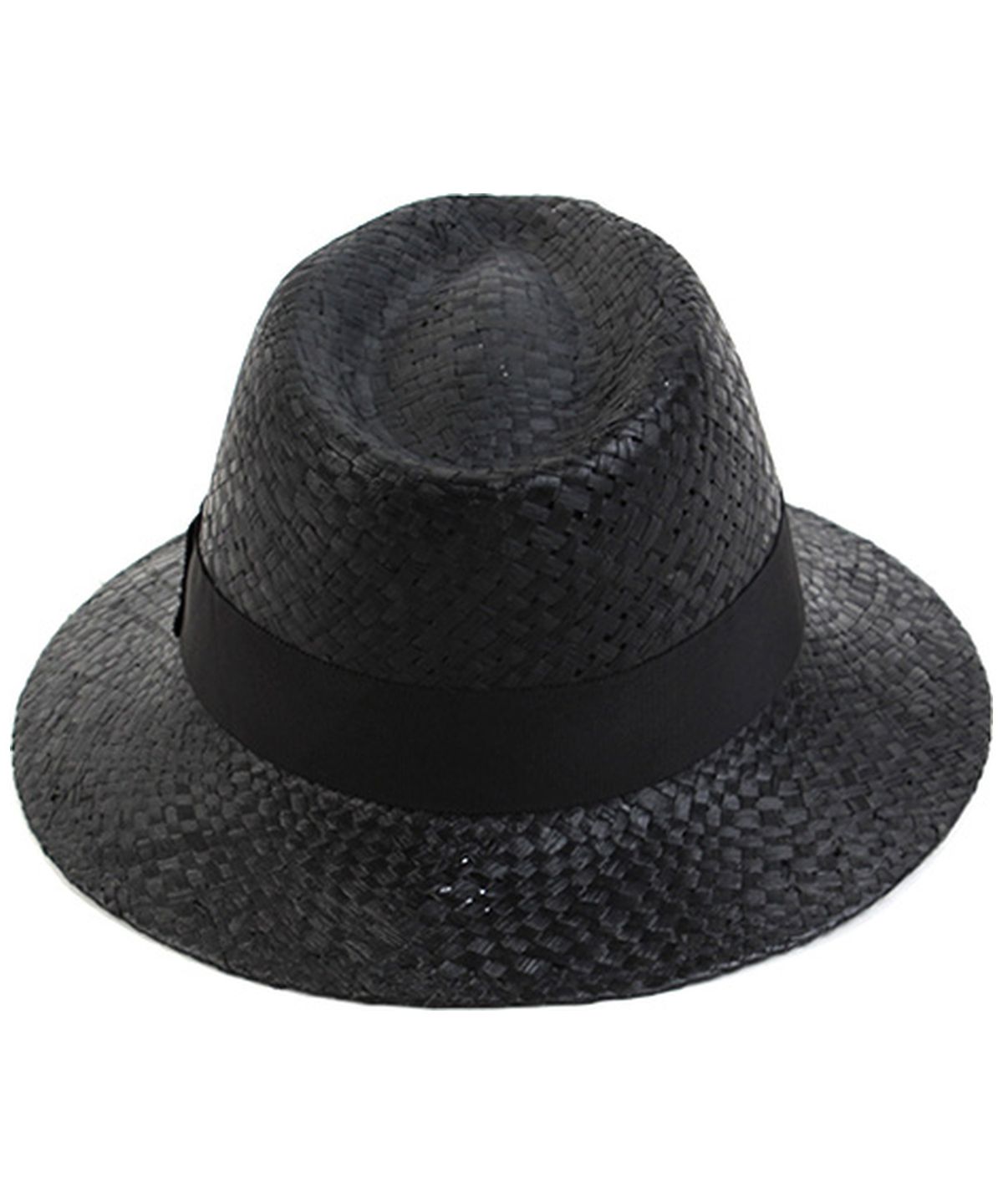 유니버셜 케미스트리(UNIVERSAL CHEMISTRY) Bahama Black Summer Fedora 여름모자