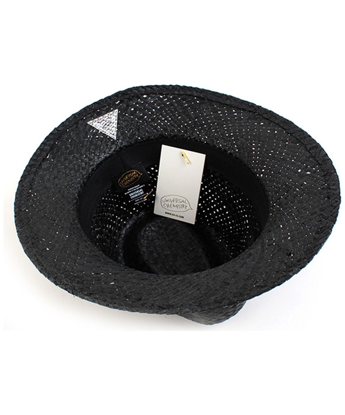 유니버셜 케미스트리(UNIVERSAL CHEMISTRY) Bahama Black Summer Fedora 여름모자