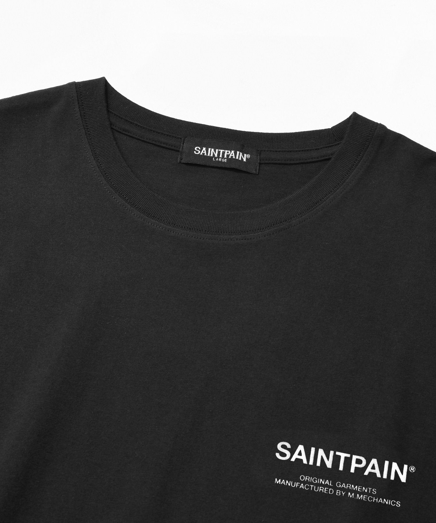 日本未入荷SAINTPAINのSP Brutal Pigment Short Sleeve T-shirt SAINTPAIN(セントペイン) 商品ページ - SP VARIATION LOGO T