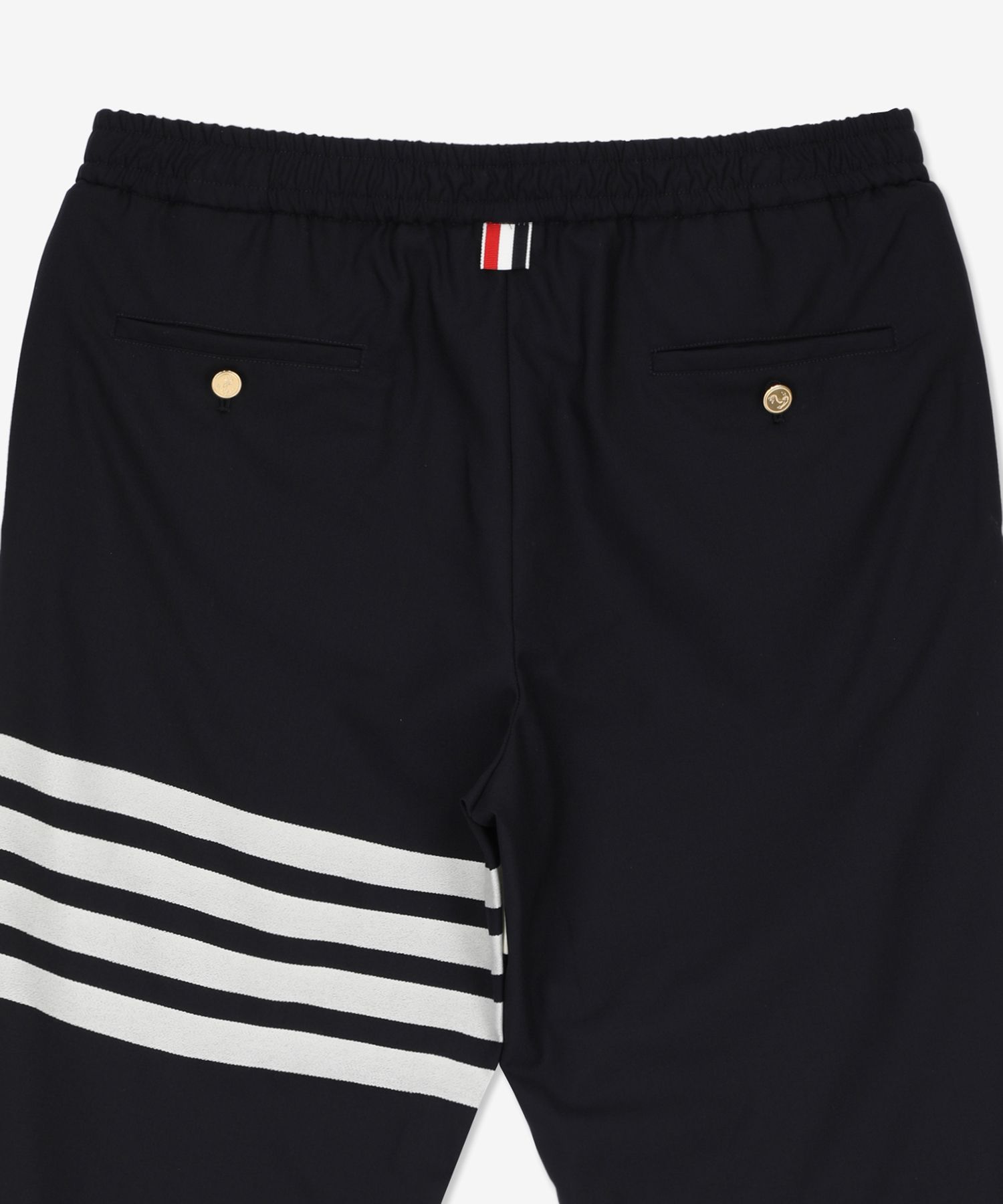 MUSINSA | THOM BROWNE 4 Barangle String Track Pants - Navy