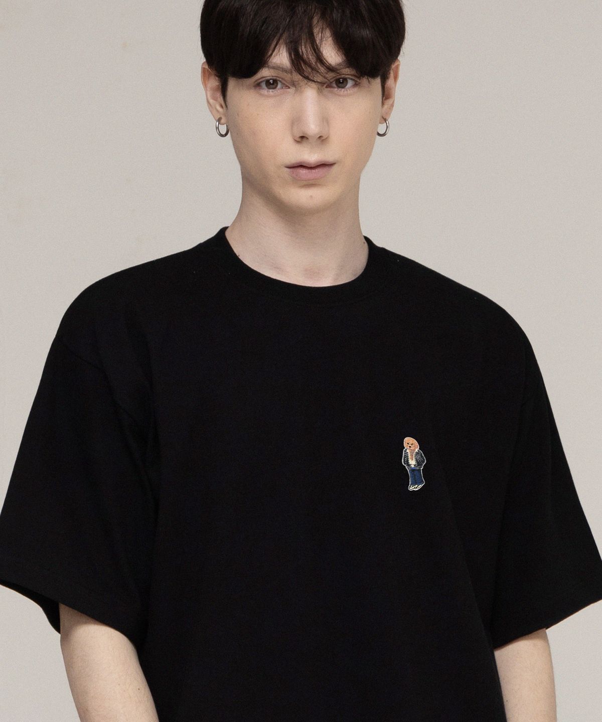 그레이버(GRAVER) [UNISEX]타투 도그 자수 스트리버 반팔티_3color
