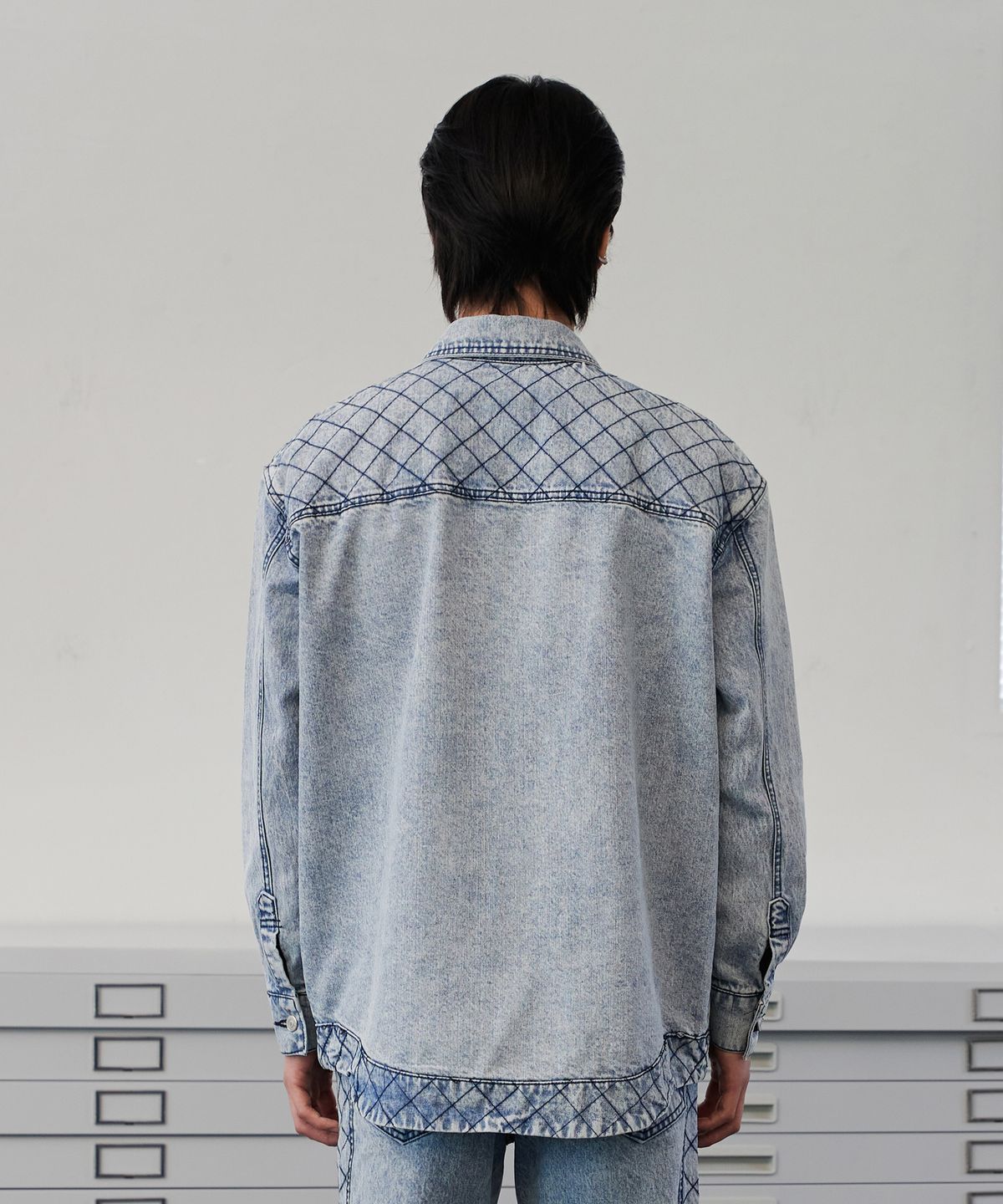 디메이든(DEMADEN) NAPALAKA DENIM SHIRT ICE