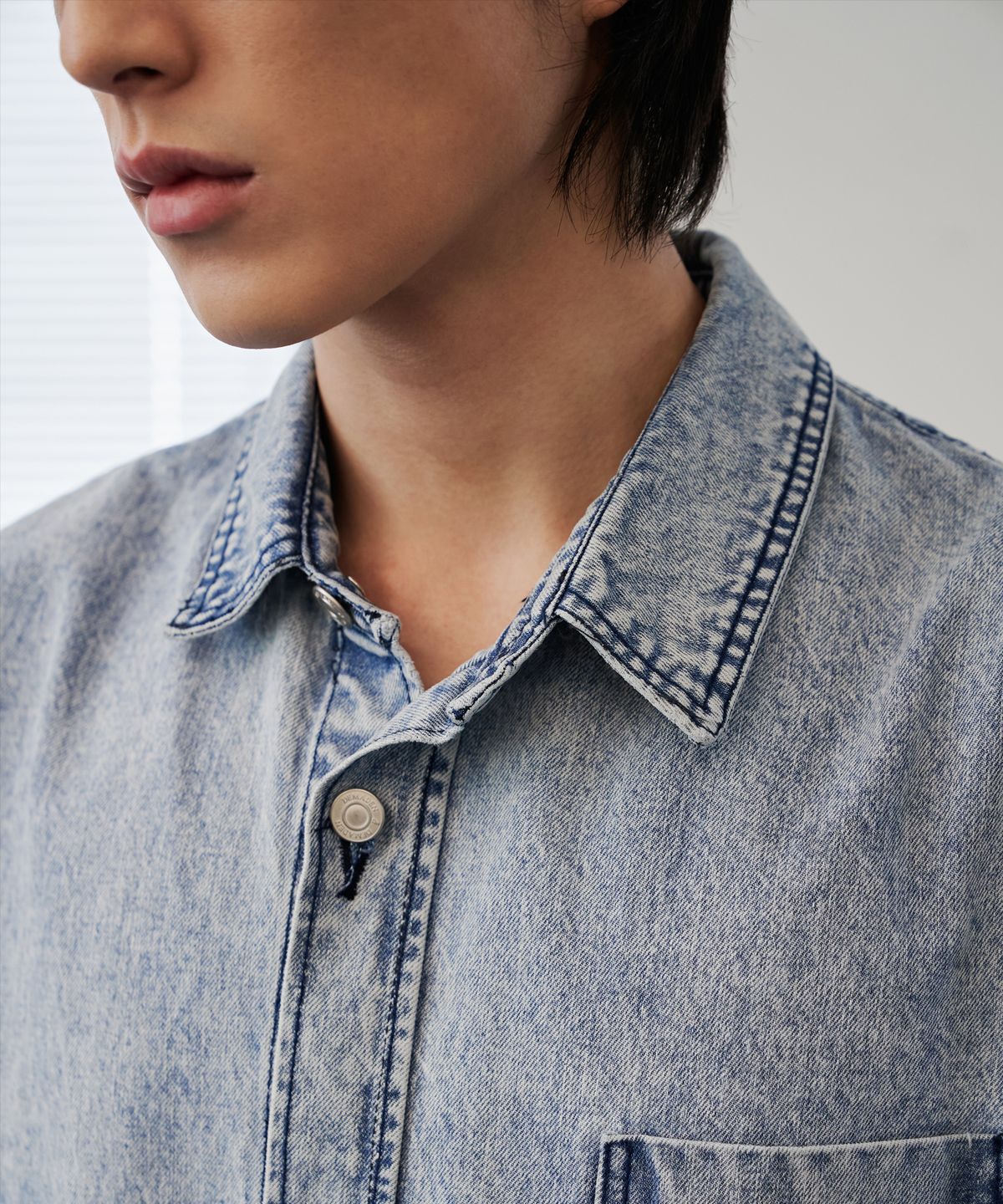 디메이든(DEMADEN) NAPALAKA DENIM SHIRT ICE