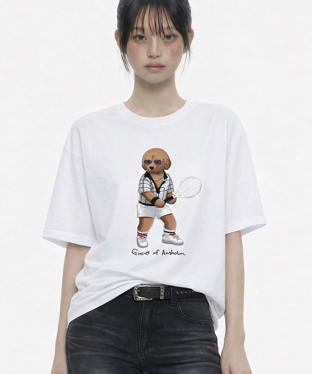 그레이버(GRAVER) [UNISEX]테니스 도그 스트리버 반팔티_3color