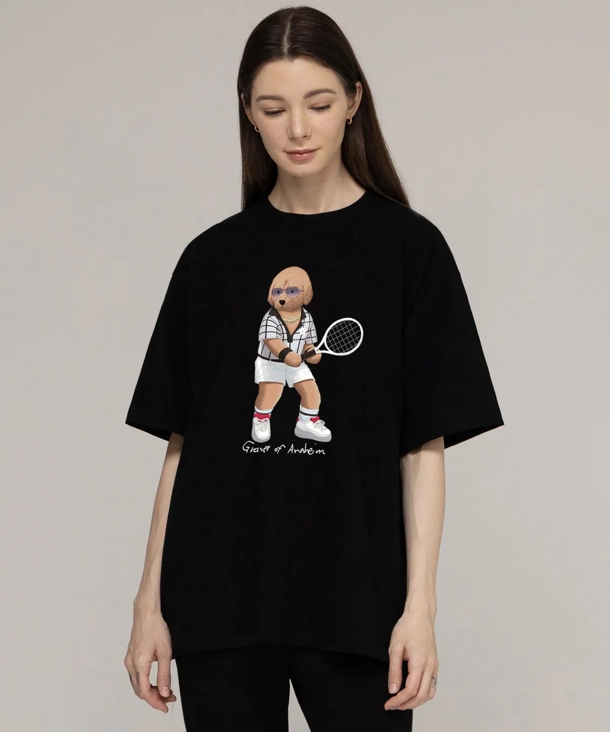 그레이버(GRAVER) [UNISEX]테니스 도그 스트리버 반팔티_3color