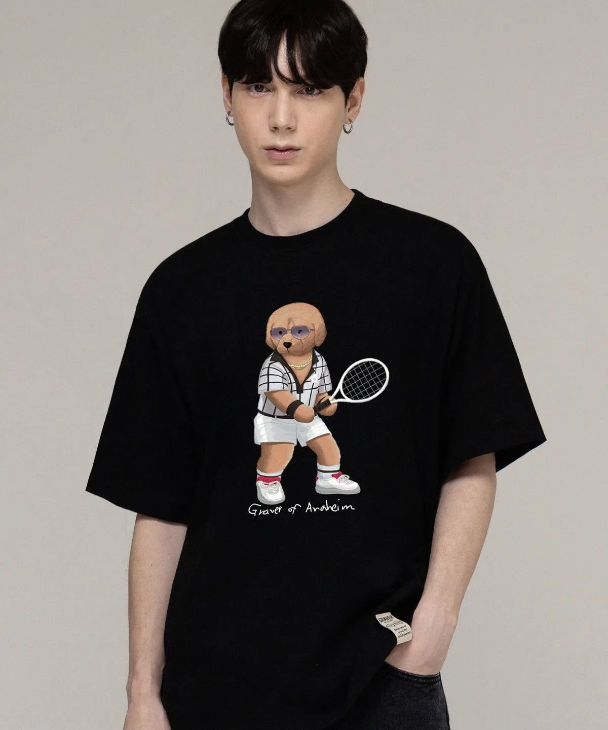 그레이버(GRAVER) [UNISEX]테니스 도그 스트리버 반팔티_3color