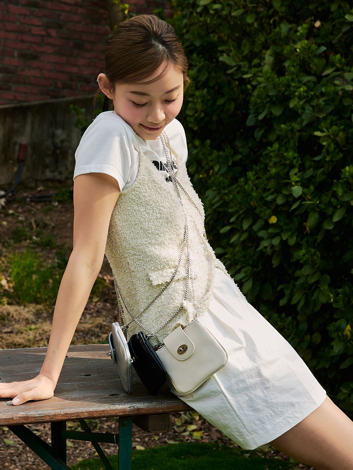 아노에틱(ANOETIC) ANC FLAP MINI BAG_IVORY