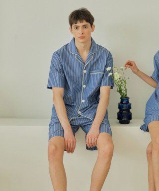 ◆JO'S LOUNGE◆ w Copenhagen Short Pajama Set JC02S035 m) Copenhagen Short Pajama Set - JO'S LOUNGE