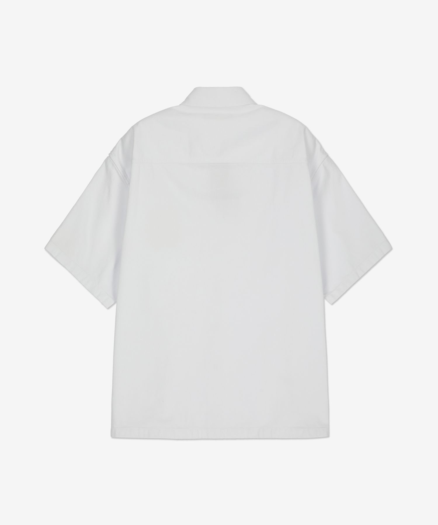 MUSINSA公式 | RAF SIMONS オーバーサイズロゴパッチ半袖シャツ 