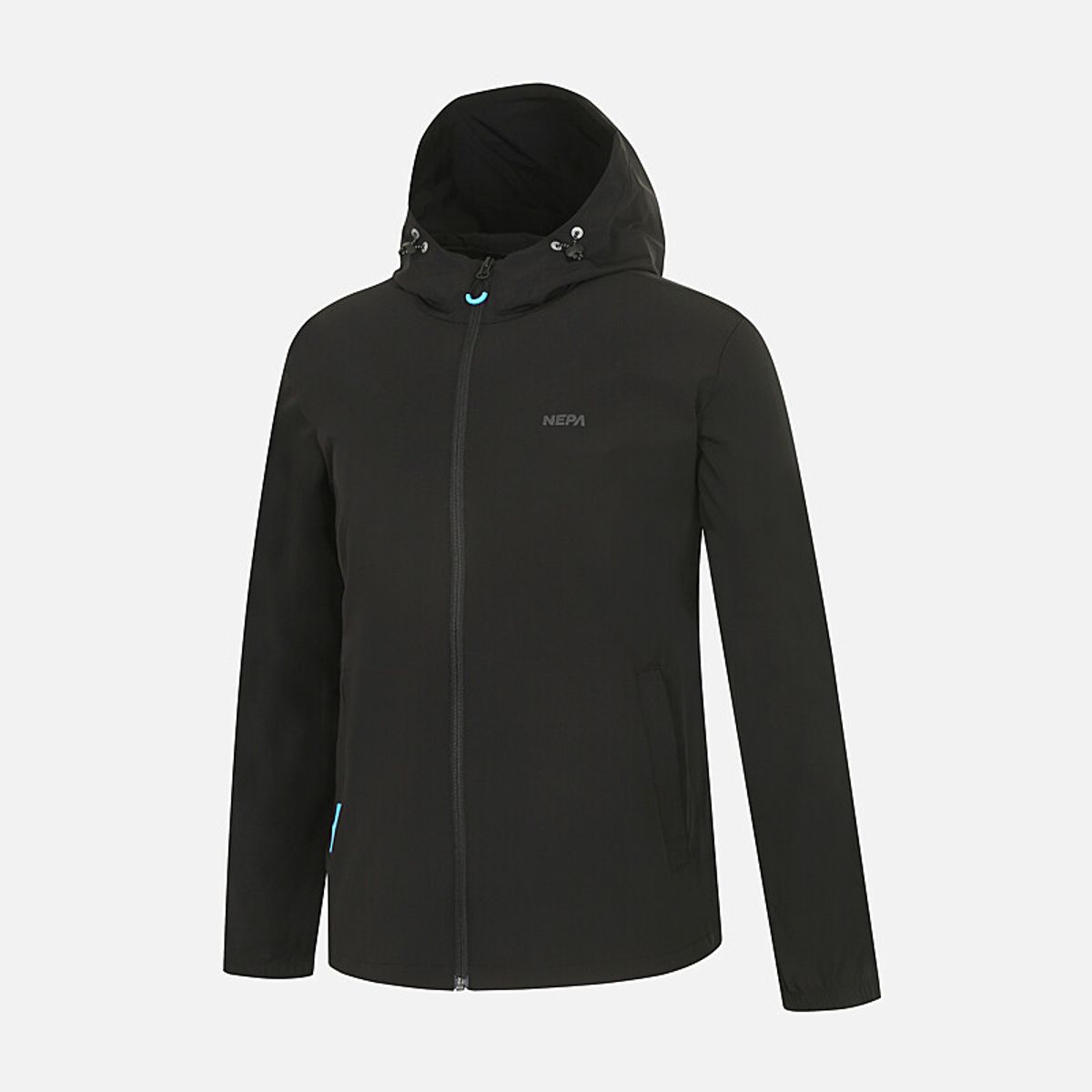 네파(NEPA) 7J30623 남성 아이스 테크쉘 후디드 자켓