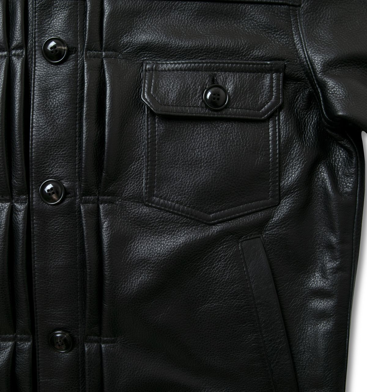 블랙피피(BLACKPP) BLACK PP 1st Type Black Leather Jacket