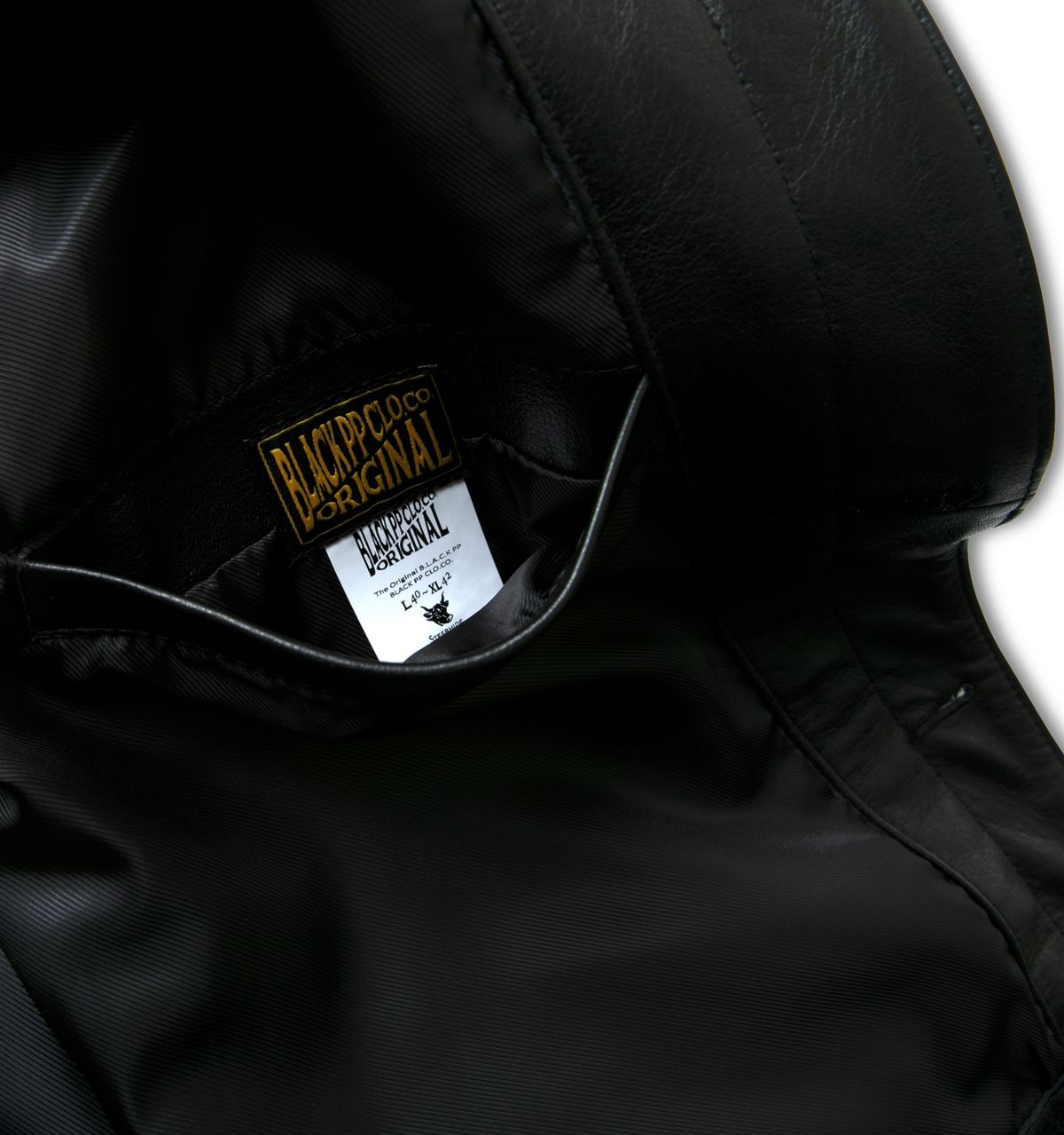 블랙피피(BLACKPP) BLACK PP 1st Type Black Leather Jacket