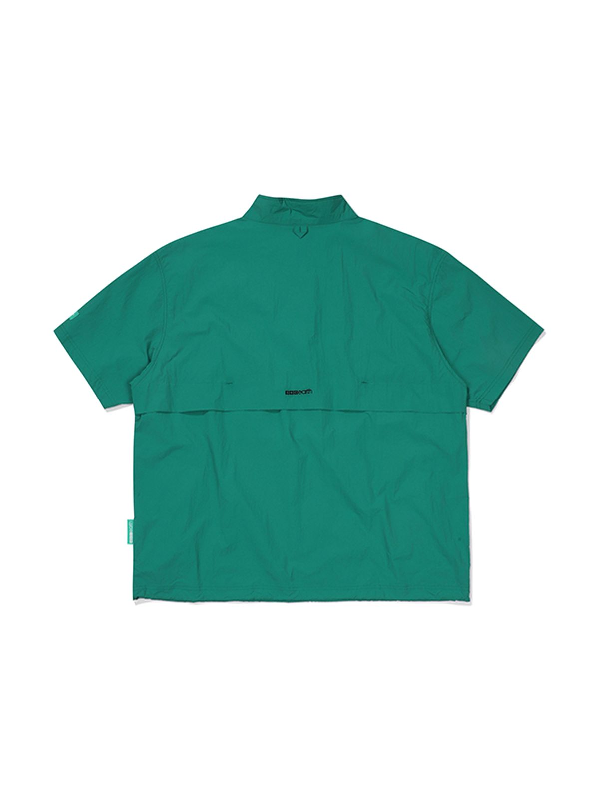 비비씨어스(BBC EARTH) 패치포켓 반팔 아노락_Teal Green