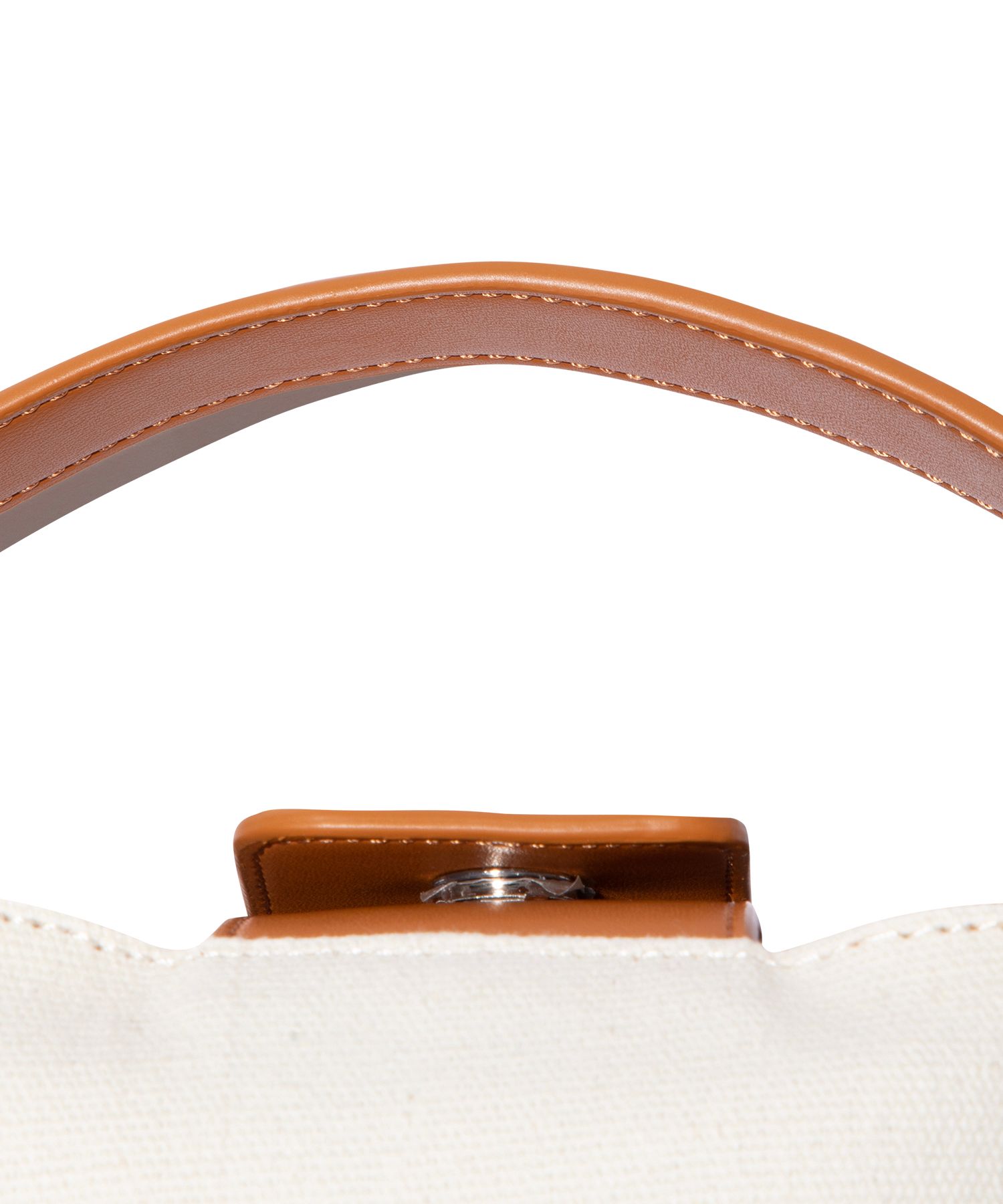 MUSINSA | WACKY WILLY WMS Flory Strap Canvas Bucket Bag Brown