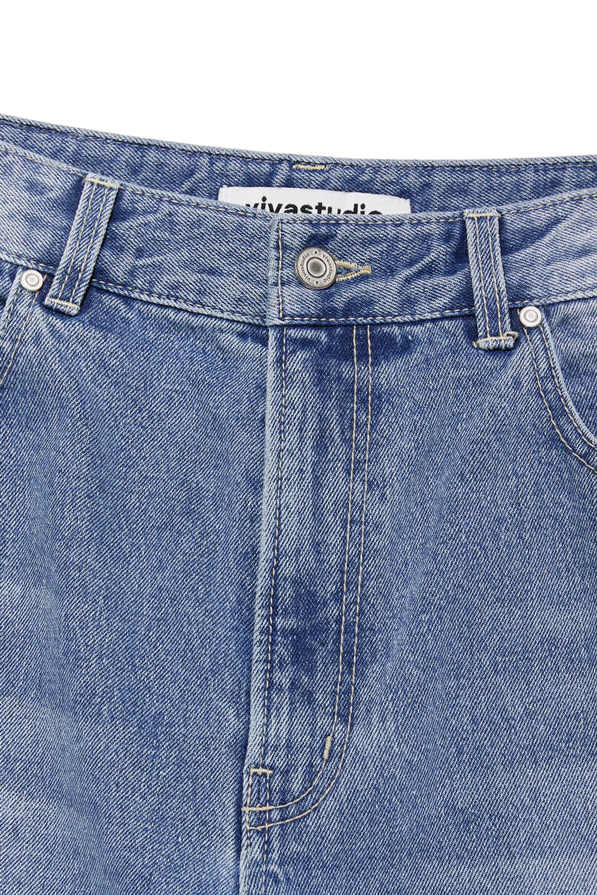 비바스튜디오(VIVASTUDIO) WIDE DENIM PANTS [FRENCH BLUE]