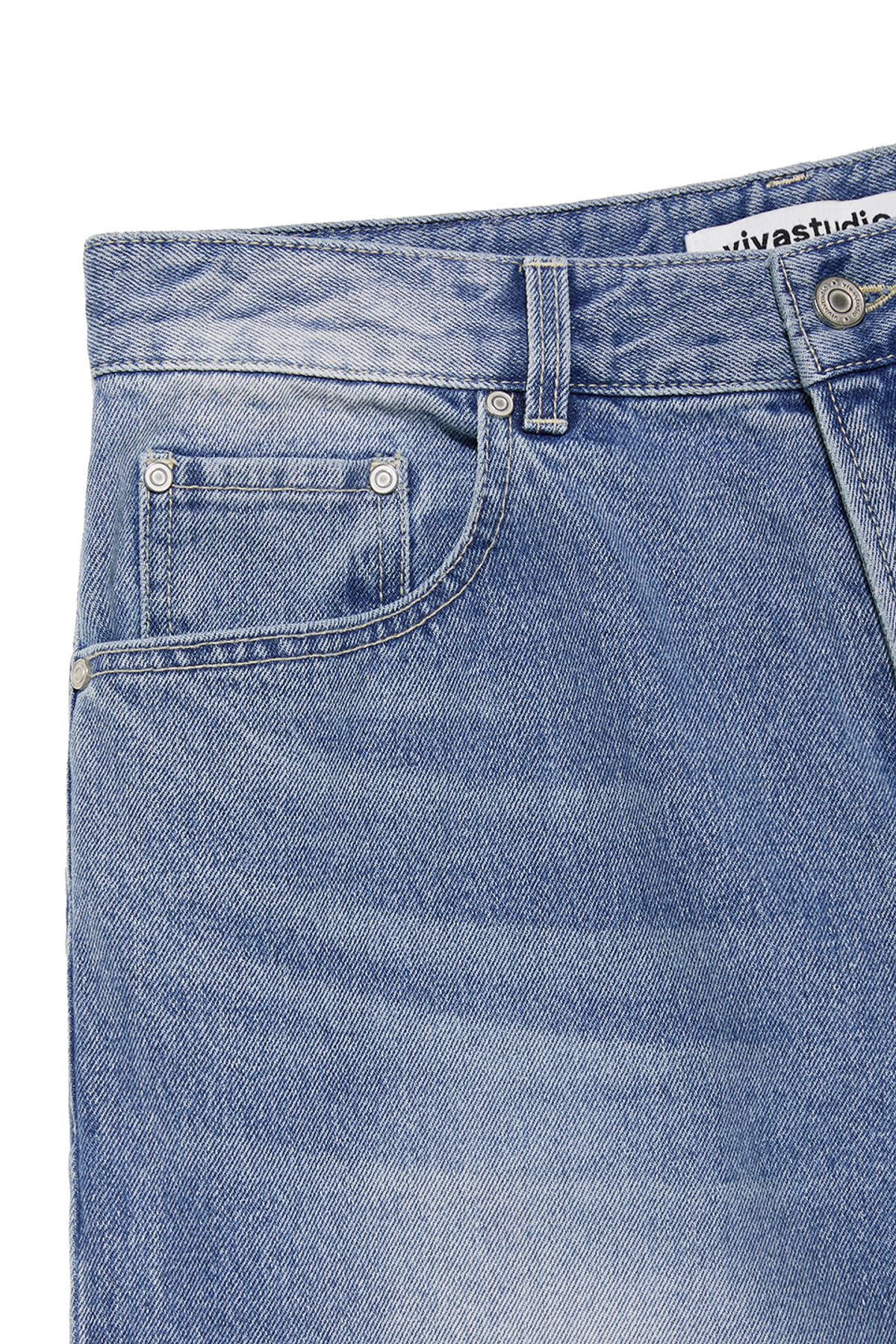 비바스튜디오(VIVASTUDIO) WIDE DENIM PANTS [FRENCH BLUE]