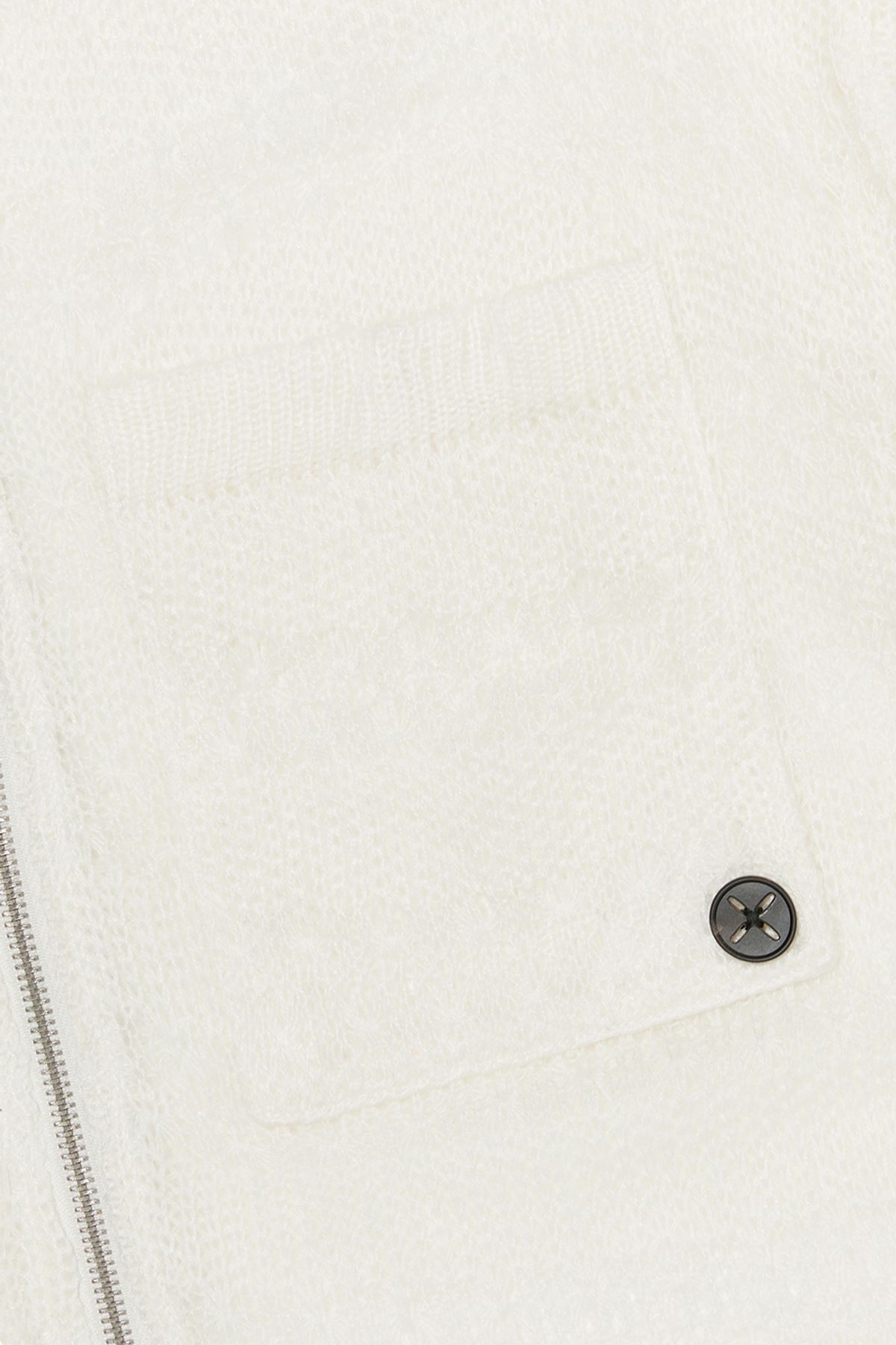 비바스튜디오(VIVASTUDIO) GARDENERS KNITTED HALF SHIRT JACKET [IVORY]