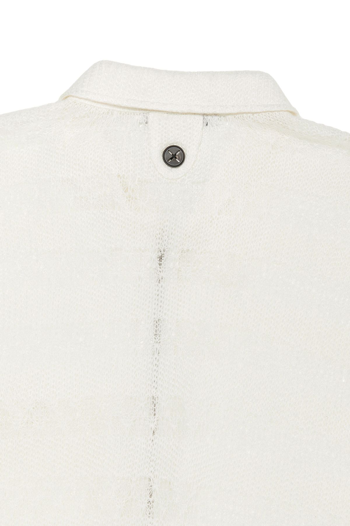 비바스튜디오(VIVASTUDIO) GARDENERS KNITTED HALF SHIRT JACKET [IVORY]