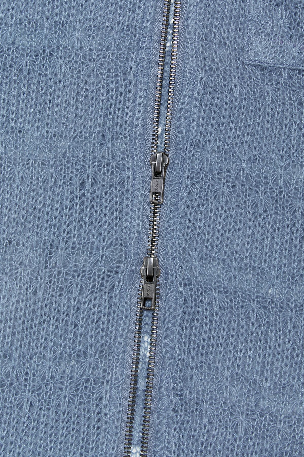 비바스튜디오(VIVASTUDIO) GARDENERS KNITTED HALF SHIRT JACKET [FRENCH BLUE]