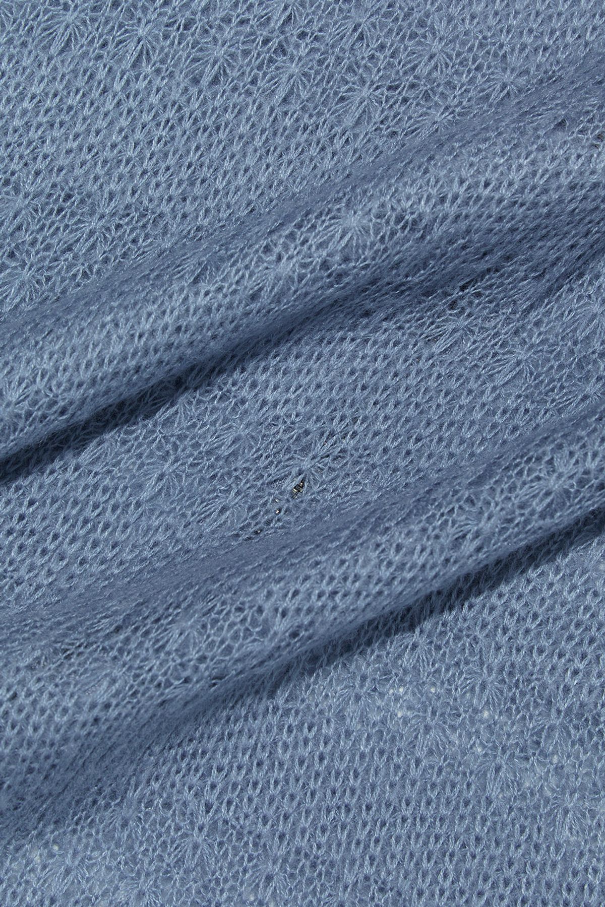 비바스튜디오(VIVASTUDIO) GARDENERS KNITTED HALF SHIRT JACKET [FRENCH BLUE]